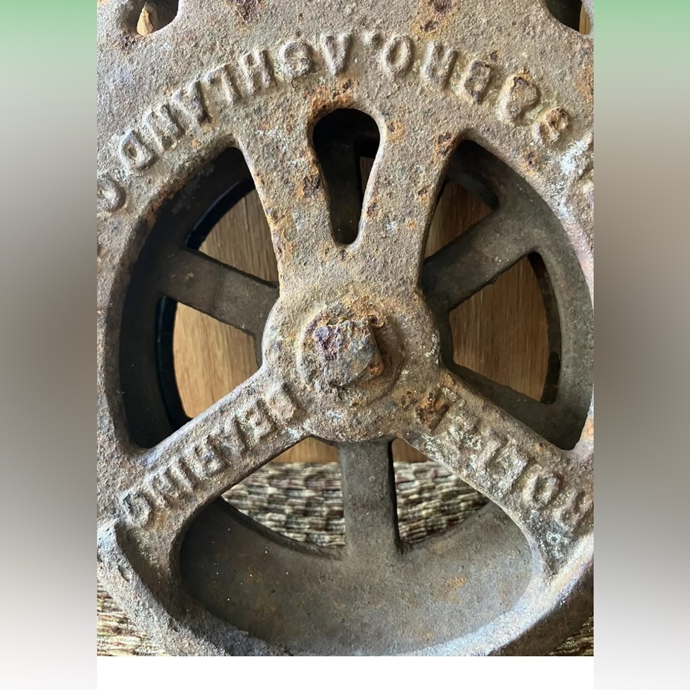 Vintage F.E. MYERS & BRO. Ashland Ohio 13 Pulley H411